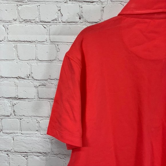 Tailorbyrd Coral Preppy Button Collar Short Sleeve - Picture 7 of 9